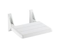 Wenko 179371100 - Sedile per doccia, bianco, 35 x 19 x 36