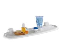 Wenko 17943100 Mensola da Parete Pure, Materiale Plastico, 14 x 5,5 x 58 cm, Bianco