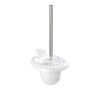 Wenko 17947100 Portascopino per WC Pure, Materiale Plastico, 16 x 36 x 15,5 cm, Bianco