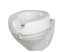 Wenko 17950100 Sedile Rialzato per WC Secura, Portata 150 Kg, Materiale Plastico, 44 x 17 x 41,5 cm, Bianco