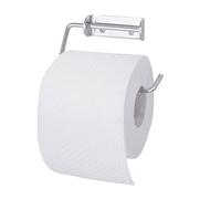 Wenko 18266100 Portarotoli Simple, Acciaio, 2 x 9,5 x 14 cm, Cromo