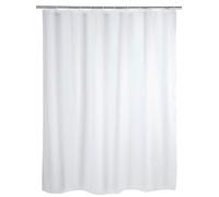 Wenko 19104100 Tenda Doccia Monocolore Pellicola Materiale Sintetico, Materiale Plastico, 180 x 200 cm, Bianco