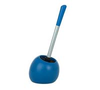 Wenko 19298100 Portascopino per WC Ceramica Polaris Ceramica, 14,5 x 34,5 x 15 cm, Blu