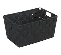 Wenko 19878100 Cestino Adria S, Polipropilene, 20 x 15 x 30 cm, Nero