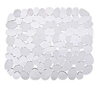 Wenko 2003010100 Tappetino per Lavello Stone, Plastica, Materiale Plastico, 31 x 26 cm, Trasparente