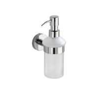 WENKO 20208100 Dispenser sapone Bosio lucido, 0.2 L, Acciaio inossidabile, 7 x 1