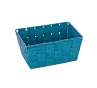 Wenko 20355100 Cestino Adria Mini, Polipropilene, 14 x 9 x 19 cm, Petrolio