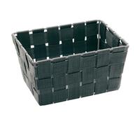 Wenko 21349100 Cestino Adria Mini Quadrato, Polipropilene, 14 x 9 x 19 cm, Grigio