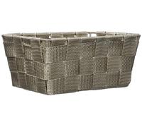 Wenko 21350100 Cestino Adria Mini Quadrato, Polipropilene, 14 x 9 x 19 cm, Taupe