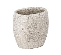 Wenko 22019100 - Dispenser per sapone Puro, colore: Grigio chiaro, Poliresina, Grigio, 9.5x6.6x9.3 cm
