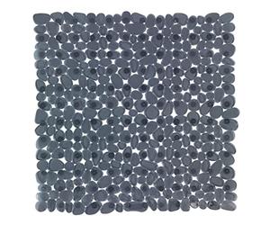 Wenko 22500100 Paradise tappeto per doccia in plastica antracite 54 x 54 x 2 cm