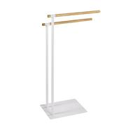 Wenko 22510100 Macao Portasciugamani/Indumenti in Legno/Acciaio Bianco/Marrone, 43 x 24 x 79 cm.