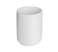 Wenko 22725100 bicchiere per spazzolino da denti Goa Neo, Bianco, Poliresina, 7 x 7 x 10 cm