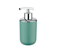 Wenko 23580100 Dispenser di sapone elastomero termoplastico (TPE), verde, 7,3 x 16,5 x 9 cm