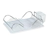 WENKO 2373100 Scolapiatti Clean, Metallo cromato, 47 x 12.5 x 32 cm, Cromo