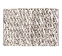 Wenko 23870100 - Tappeto da bagno Urdu, in poliestere, 90 x 60 cm, colore: tortora