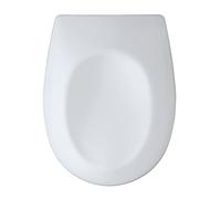 Wenko 24067100 Sedile WC Vorno con abbassamento Automatico, Fissaggio rapido, in Duroplast, Bianco