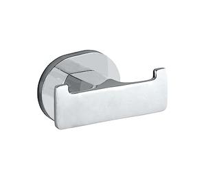 Wenko 25019100 Gancio da Parete Duo Maribor, Antiruggine, Cromato
