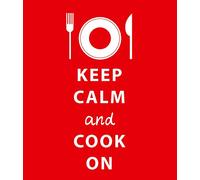 Wenko 2713250100 fondo di cappa in vetro Keep Calm, Vetro Temprato, 60 x 70 cm