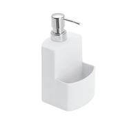 Wenko 3620115100 Dispenser per Detersivo True Colours Festival, Ceramica Soft-Touch Tocco Delicato, 10 x 18 x 10 cm, Bianco