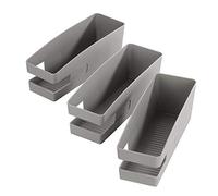 Wenko 420613900 Calzature supporto per ballerine, Polipropilene, Grigio, 9 x 9,5 x 26.5 cm, 3 unità