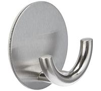 Wenko 4466190100 Gancio a Parete Rondo, Autoadesivi, 5,3 x 2,5 x 5,3 cm, Opaco