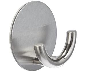 Wenko 4466190100 Gancio a Parete Rondo, Autoadesivi, 5,3 x 2,5 x 5,3 cm, Opaco