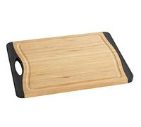 Wenko 53061100 - Tagliere in bambù antiscivolo, M, in bambù, 33 x 23 x 1,5 cm, colore: Marrone