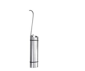 Wenko 5429030100 Umidificatore dell'Aria in Acciaio da Appendere, 4 x 20 x 6 cm, Opaco