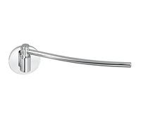 Wenko 5639100 Turbo-Loc porta stracci ripiegabile - fissaggio senza trapano, Acciaio inossidabile, 23 x 6.5 x 3 cm, Argento lucido