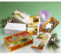 Wenko 6803510500 - оrizzontale Natale - con 30 Pieghevole Biglietti, cellulosa, 17,5 x 4,5 x 10,5 cm, Marrone