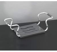 WENKO 73392500 Sedile Vasca da Bagno, Allungabile, carico Max. 150 kg, Alluminio