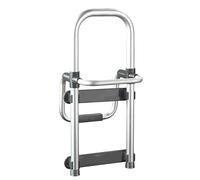 Wenko 81101500, Maniglia di aiuto per entrare nella vasca da bagno Secura, regolabile, carico max. 120 kg, 24,5 x 52,5 x 23 cm, Argento (Silber)