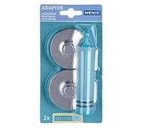 Wenko Adaptador Vacuum-Loc, Argento - NUOVO