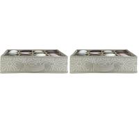 Wenko - Armadio con ruote pieghevole (Confezione da 2)