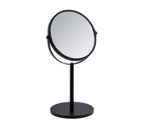 WENKO ASSISI SPECCHIO COSMETICO DA APPOGGIO 17 CM NERO