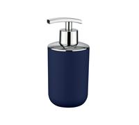 WENKO Dispenser sapone Brasil blu scuro Capacità: 0.32 l, TPE, 7.3 x 16.5 x 9 cm, Blu