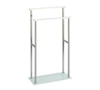 Wenko Butler portasciugamani da terra argento 23438100