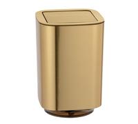 WENKO Capacità: 5.5 l, Plastica, 17.2 x 25.5 x 17.2 cm, Dorato