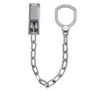 WENKO Catena di sicurezza per porta, Metallo zincato, 30 x 7 x 2.5 cm, Argento opaco
