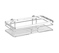 WENKO Cesto Mural Premium de Acero inoxidable, Argento