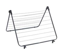 WENKO Champion, stendibiancheria da bagno con 9 m, regolabile, colore nero