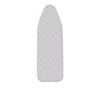WENKO Copertura dell'asse da stiro Alu M/L - Copriasse da stiro, rivestito in alluminio, imbottitura in materiale espanso, Easy-Clip, Cotone, 44 x 128 cm, Multicolore