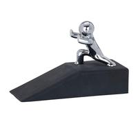 WENKO Cuneo fermaporta Herkules, Gomma, 10 x 6.5 x 4 cm, Nero
