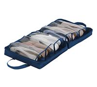 WENKO DIE BESSERE IDEE Borsa per Scarpe, Blu, Medio