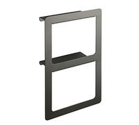 WENKO DIE BESSERE IDEE Portasciugamani Duo Montella da avvitare, antiruggine, Grigio, 27 x 44 x 12 cm