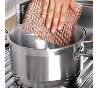 WENKO DIE BESSERE IDEE Set di 3 Panni in Rame, Blu, 13 x 16 x 0.2 cm