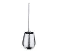 Wenko - Dispenser per sapone Dakar, in ceramica, Cromo, ceramica, Argento, 13.0x13.0x41.1 cm