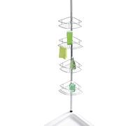 WENKO Esquinera telescópica de Acero inoxidable Dolcedo, Argento (Silber)