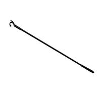 WENKO Gancio Herkules, gancio allungato per prelevare indumenti, accessorio per sistema telescopico regolabile Herkules, in acciaio, gancio e impugnatura in plastica, 3 x 76 x 1 cm, Nero
